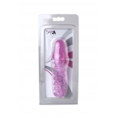 Розовая насадка с нежными шипами - 13,5 см. - Toyfa Basic - в Братске купить с доставкой