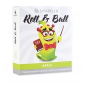 Стимулирующий презерватив-насадка Roll   Ball Apple - Sitabella - купить с доставкой в Братске