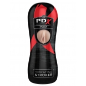 Мастурбатор-вагина Vibrating Pussy Stroker с вибрацией - Pipedream - в Братске купить с доставкой