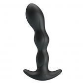 Черный анальный стимулятор простаты с вибрацией Special Anal Massager - 14,5 см. - Baile - в Братске купить с доставкой