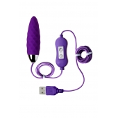 Фиолетовое виброяйцо с пультом управления A-Toys Cony,  работающее от USB - A-toys в Братске Фиолетовое виброяйцо с пультом управления A-Toys Cony,  работающее от USB - A-toys