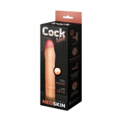 Телесная насадка-удлинитель из неоскин - 19,5 см. - LOVETOY (А-Полимер) - в Братске купить с доставкой