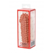 Телесная насадка на фаллос с бугорками KOKOS Extreme Sleeve 10 - 15,8 см. - KOKOS - в Братске купить с доставкой