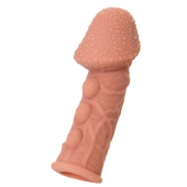 Насадка на фаллос с пузыриками, венками и ребристостью KOKOS Extreme Sleeve 09 - 12,7 см. - KOKOS - в Братске купить с доставкой