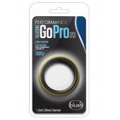 Черно-желтое силиконовое эрекционное кольцо Silicone Go Pro Cock Ring - Blush Novelties - в Братске купить с доставкой