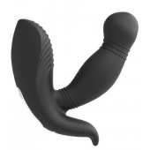 Черный вибромассажер простаты PROSTATE HERO - Dream Toys - в Братске купить с доставкой