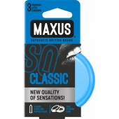 Классические презервативы в железном кейсе MAXUS Classic - 3 шт. - Maxus - купить с доставкой в Братске