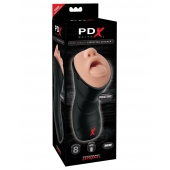 Мастурбатор-ротик Deep Throat Vibrating Stroker - Pipedream - в Братске купить с доставкой