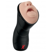 Мастурбатор-ротик Deep Throat Vibrating Stroker - Pipedream - в Братске купить с доставкой