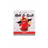 Стимулирующий презерватив-насадка Roll   Ball Cherry - Sitabella - купить с доставкой в Братске