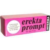 Возбуждающий женский крем Erekta Prompt  - 13 мл. - Inverma - купить с доставкой в Братске Возбуждающий женский крем Erekta Prompt  - 13 мл. - Inverma - купить с доставкой в Братске