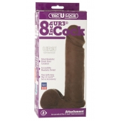Насадка-реалистик Vac-U-Lock 8  ULTRASKYN Cock - 20,6 см. - Doc Johnson - купить с доставкой в Братске