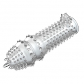 Закрытая прозрачная насадка Crystal sleeve - 14,2 см. - Erowoman-Eroman - в Братске купить с доставкой