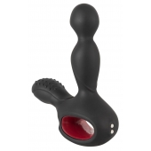 Черный вибромассажер простаты с нагревом и ротацией Prostate Plug - 14,5 см. - Orion - в Братске купить с доставкой