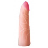 Фаллическая насадка на трусики харнесс - 17,5 см. - LOVETOY (А-Полимер) - купить с доставкой в Братске