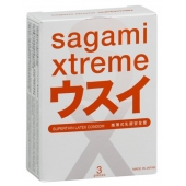Ультратонкие презервативы Sagami Xtreme SUPERTHIN - 3 шт. - Sagami - купить с доставкой в Братске