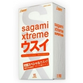 Ультратонкие презервативы Sagami Xtreme SUPERTHIN - 15 шт. - Sagami - купить с доставкой в Братске