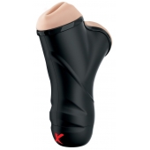 Мастурбатор в колбе с двумя тоннелями Double Penetration Vibrating Stroker - Pipedream - в Братске купить с доставкой
