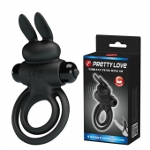 Черное эрекционное кольцо с вибростимуляцией клитора Vibrant Penis Ring III - Baile - в Братске купить с доставкой