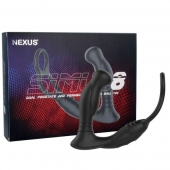 Черная анальная пробка NEXUS SIMUL8 с фиксацией на теле кольцами - Nexus Range - в Братске купить с доставкой Черная анальная пробка NEXUS SIMUL8 с фиксацией на теле кольцами - Nexus Range - в Братске купить с доставкой