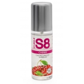 Смазка на водной основе S8 Flavored Lube со вкусом вишни - 125 мл. - Stimul8 - купить с доставкой в Братске