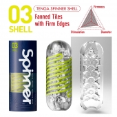 Мастурбатор SPINNER Shell - Tenga - в Братске купить с доставкой