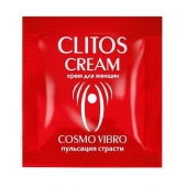 Пробник возбуждающего крема для женщин Clitos Cream - 1,5 гр. - Биоритм - купить с доставкой в Братске