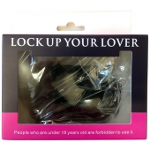 Черные меховые наручники Love с ключиками - Baile - купить с доставкой в Братске