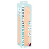 Телесная насадка-удлинитель Silicone Extension - 19 см. - Orion - в Братске купить с доставкой