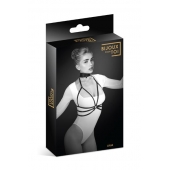 Черная упряжь на грудь Julia - Bijoux Pour Toi - купить с доставкой в Братске