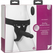 Черный полый вибрострапон Body Extensions BE Aroused - 17,78 см. - Doc Johnson - купить с доставкой в Братске