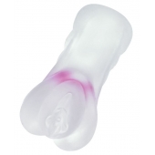 Прозрачный реалистичный мастурбатор Juicy Pussy Crystal Rose - ToyFa - в Братске купить с доставкой