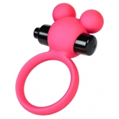 Розовое виброкольцо на пенис A-Toys - A-toys - в Братске купить с доставкой