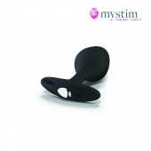 Черная пробка Mystim Rocking Vibe S с возможностью подключения к электростимулятору - 9,7 см. - MyStim - купить с доставкой в Братске