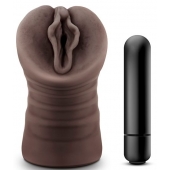 Коричневый мастурбатор-вагина Alexis - Blush Novelties - в Братске купить с доставкой