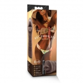 Коричневый мастурбатор-ротик Heather - Blush Novelties - в Братске купить с доставкой