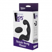 Черный вибромассажер простаты REMOTE BOOTY PLEASER - Dream Toys - в Братске купить с доставкой