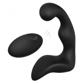 Черный вибромассажер простаты REMOTE BOOTY PLEASER - Dream Toys - в Братске купить с доставкой