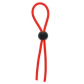 Красное эрекционное лассо с одной бусиной-утяжкой STRETCHY THIN LASSO - Dream Toys - в Братске купить с доставкой