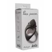 Черное эрекционное виброкольцо Pure Passion Midnight - Lola Games - в Братске купить с доставкой