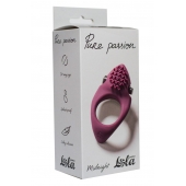 Бордовое эрекционное виброкольцо Pure Passion Midnight - Lola Games - в Братске купить с доставкой
