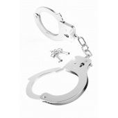 Металлические серебристые наручники Designer Metal Handcuffs - Pipedream - купить с доставкой в Братске