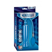 Синяя вакуумная помпа MENZSTUFF PENIS ENLARGER - Dream Toys - в Братске купить с доставкой