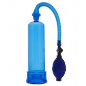 Синяя вакуумная помпа MENZSTUFF PENIS ENLARGER - Dream Toys - в Братске купить с доставкой