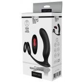 Черный массажер простаты REMOTE P-PLEASER - Dream Toys - в Братске купить с доставкой