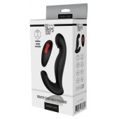 Черный вибромассажер простаты SWIRLING P-PLEASER - Dream Toys - в Братске купить с доставкой