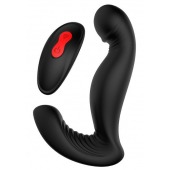 Черный вибромассажер простаты SWIRLING P-PLEASER - Dream Toys - в Братске купить с доставкой