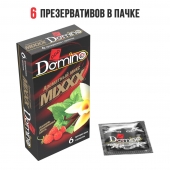 Ароматизированные презервативы DOMINO  Ароматный микс  - 6 шт. - Domino - купить с доставкой в Братске