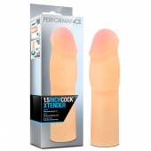 Телесная насадка-удлинитель на пенис PERFORMANCE 1.5INCH COCK XTENDER - 16 см. - Blush Novelties - в Братске купить с доставкой