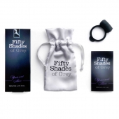 Темно-серое эрекционное кольцо Vibrating Love Ring с вибрацией - Fifty Shades of Grey - в Братске купить с доставкой